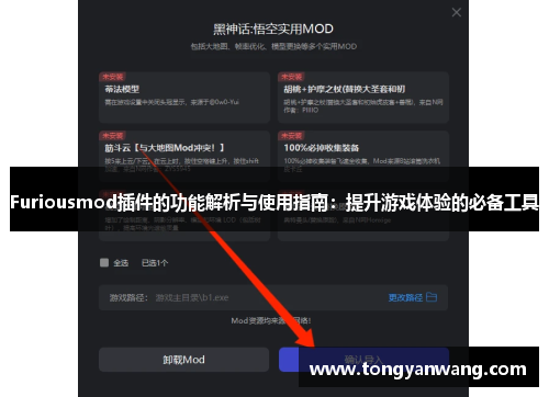 Furiousmod插件的功能解析与使用指南：提升游戏体验的必备工具